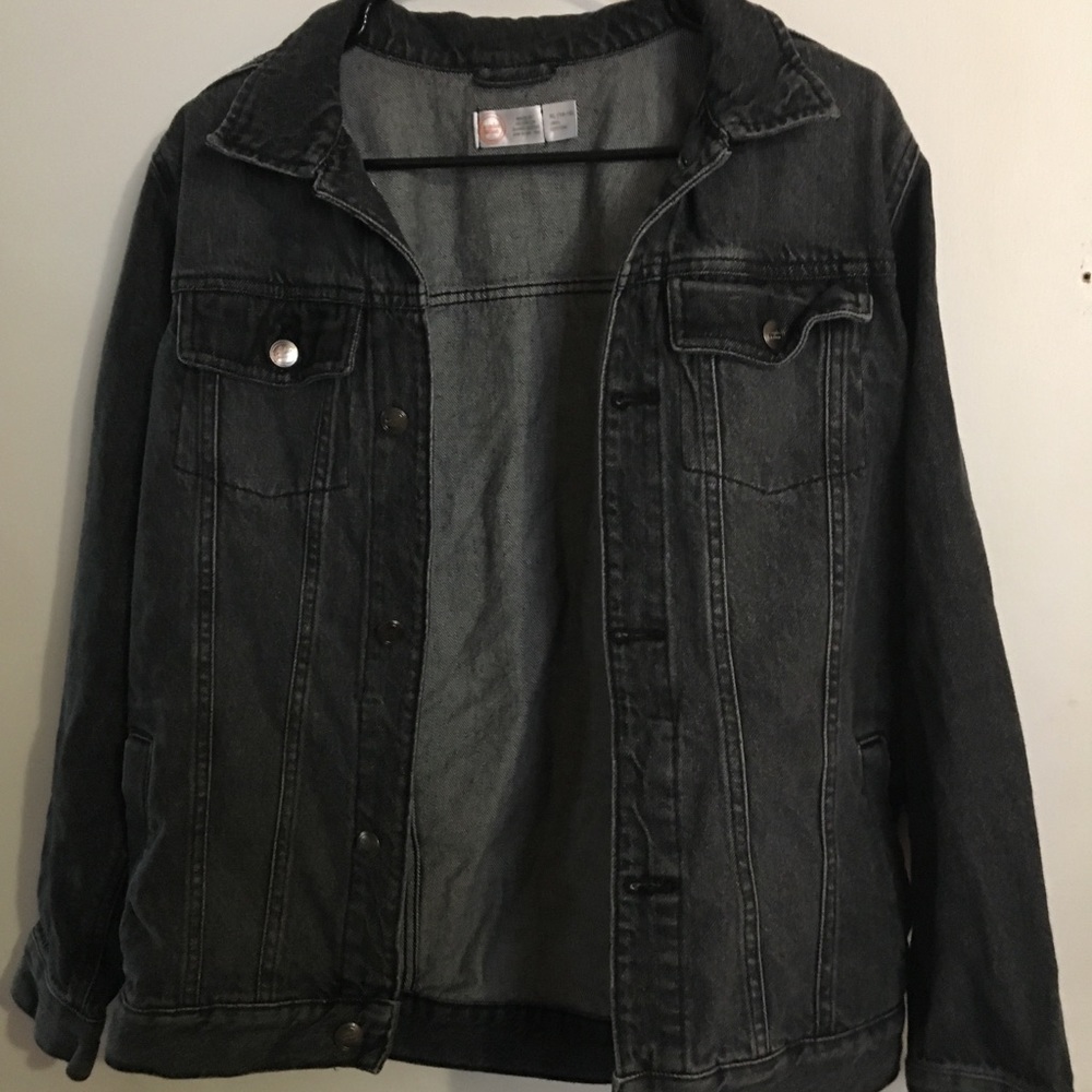 Black jean jacket